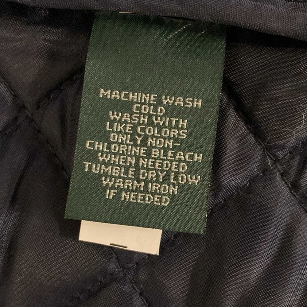 Ralph Lauren Jeans Dark Wash Quilted Denim Jacket - Picture 6 of 9